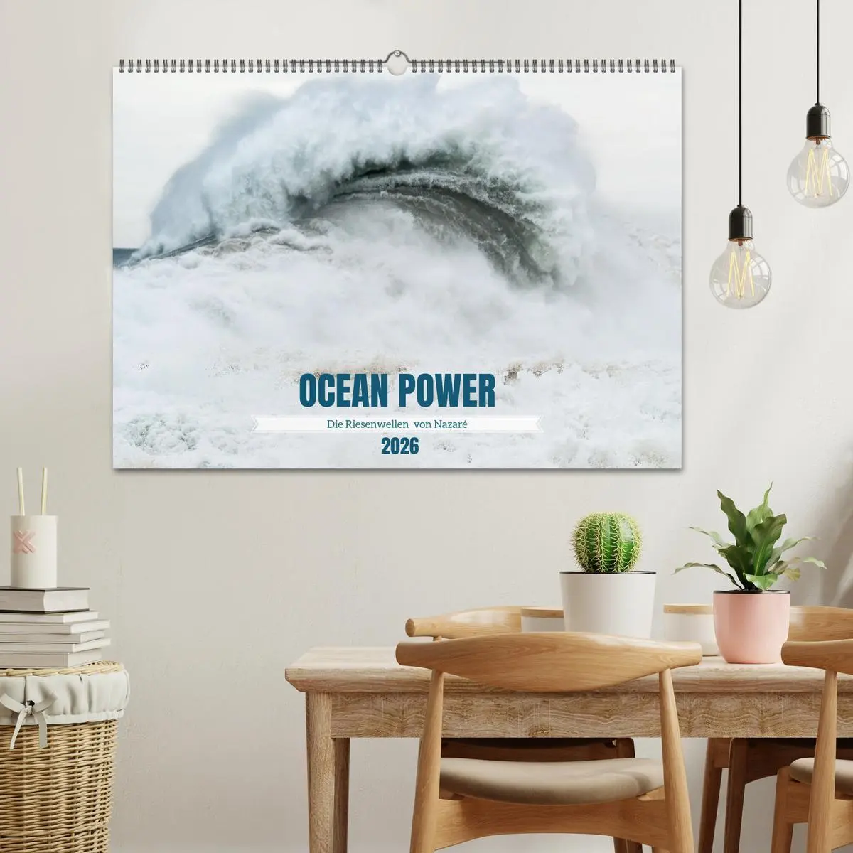 Bild: 9783457347386 | OCEAN POWER - Die Riesenwellen von Nazaré (Wandkalender 2026 DIN A2...