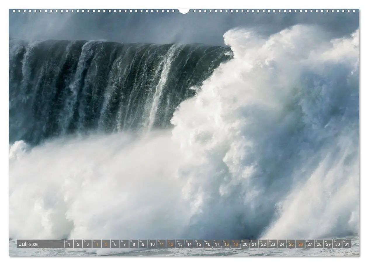 Bild: 9783457347386 | OCEAN POWER - Die Riesenwellen von Nazaré (Wandkalender 2026 DIN A2...
