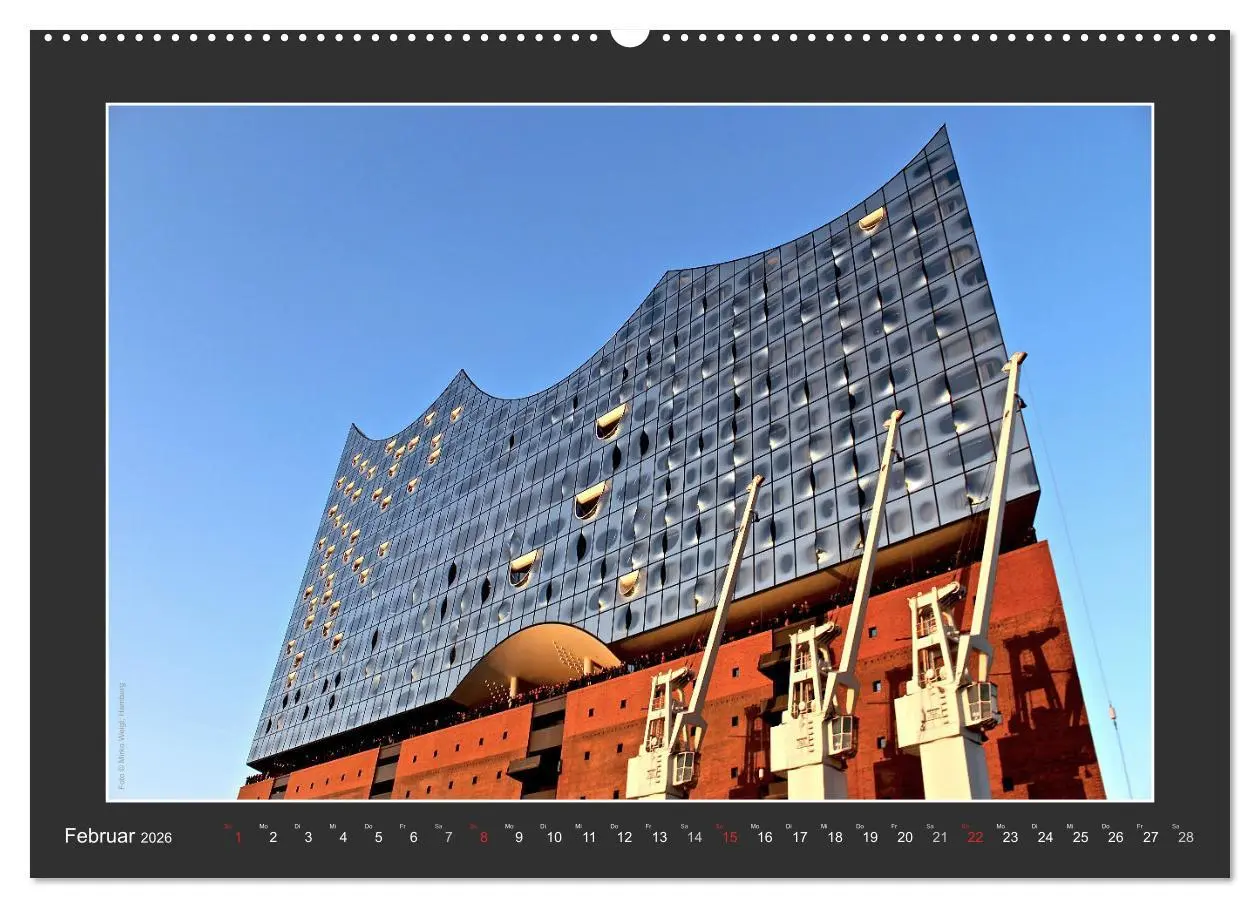 Bild: 9783457727386 | Die Elbphilharmonie Hamburg (hochwertiger Premium Wandkalender 2026...