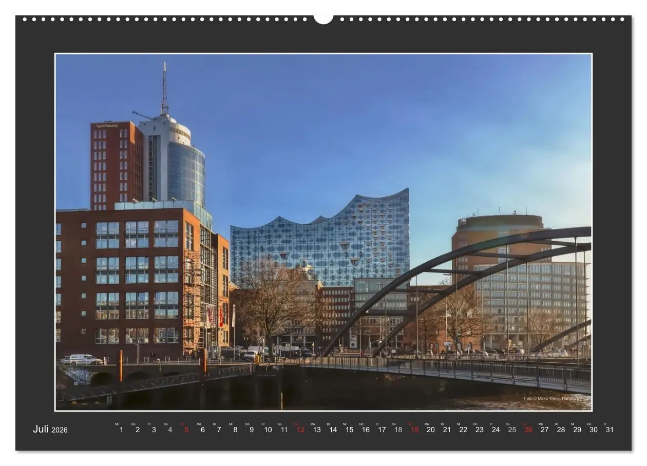 Bild: 9783457727386 | Die Elbphilharmonie Hamburg (hochwertiger Premium Wandkalender 2026...
