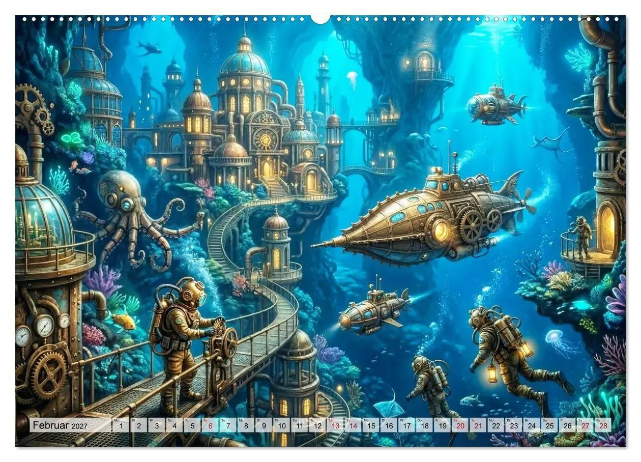 Bild: 9783516817386 | Steampunkwelten - Das Herz der Zeit (hochwertiger Premium...