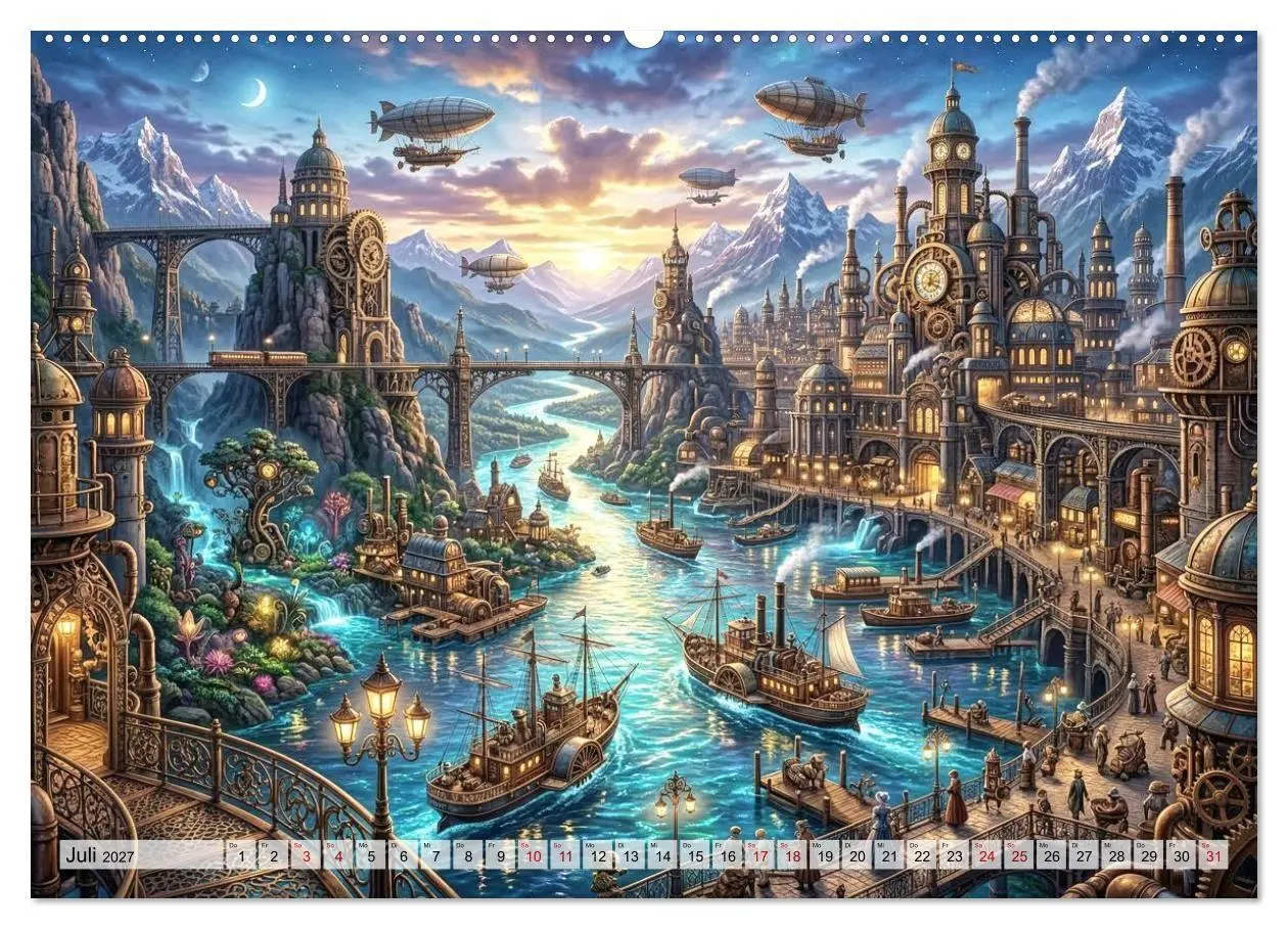 Bild: 9783516817386 | Steampunkwelten - Das Herz der Zeit (hochwertiger Premium...