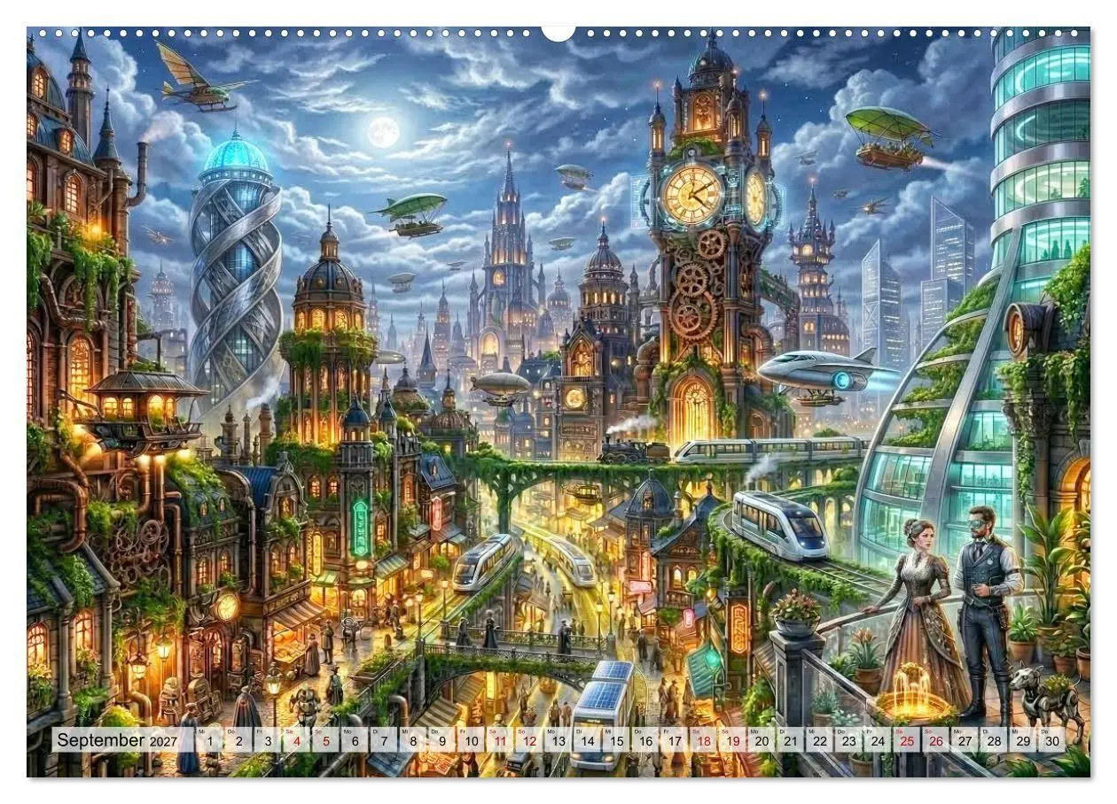 Bild: 9783516817386 | Steampunkwelten - Das Herz der Zeit (hochwertiger Premium...