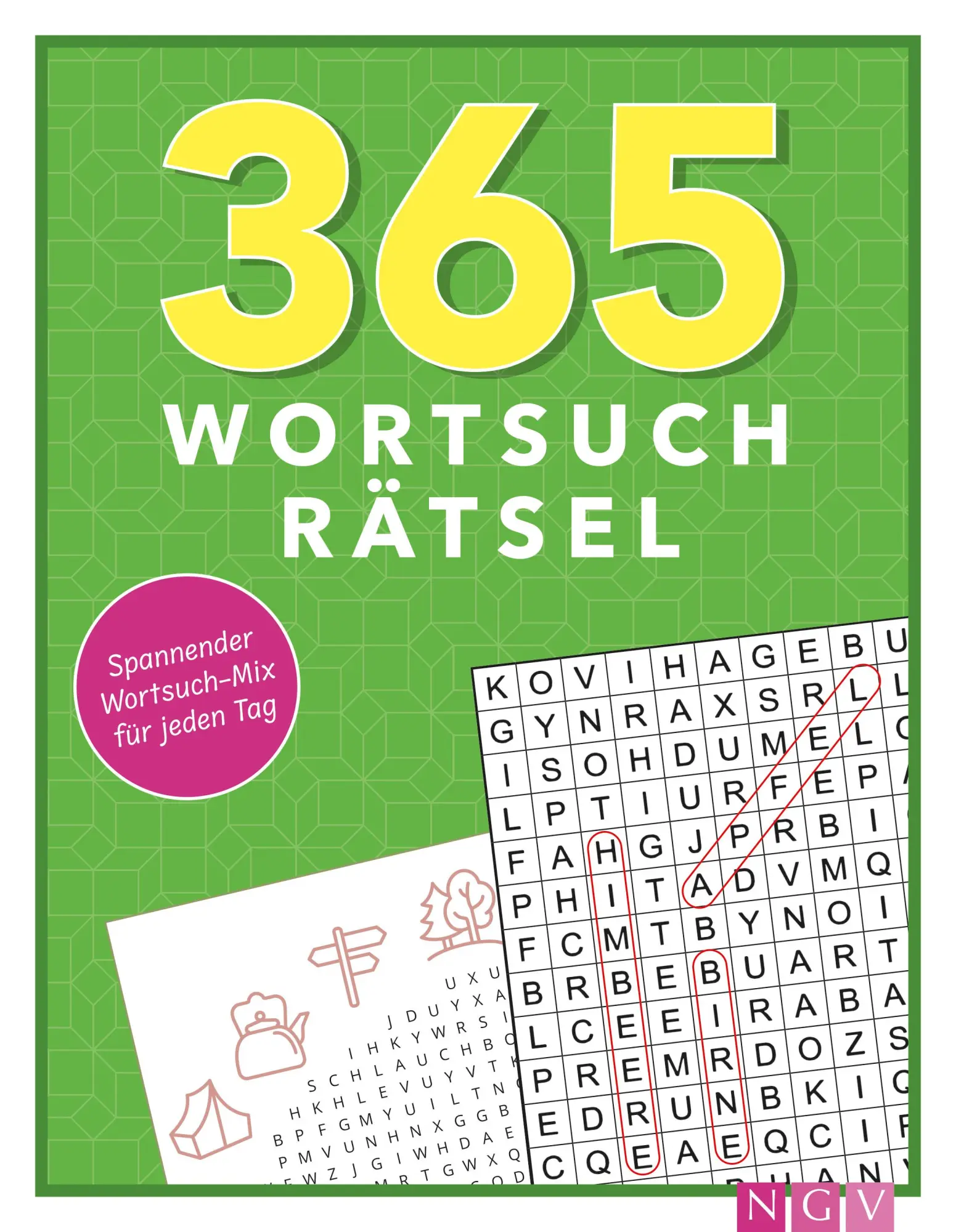 Cover: 9783625197386 | 365 Wortsuchrätsel I abwechslungsreicher Rätselmix I mit...