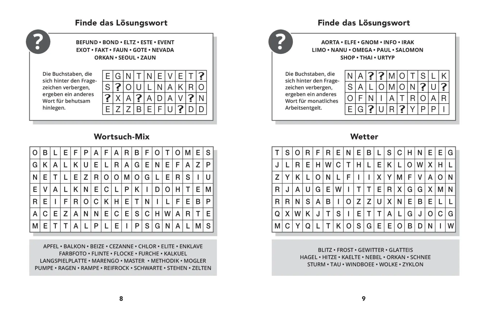 Bild: 9783625197386 | 365 Wortsuchrätsel I abwechslungsreicher Rätselmix I mit...