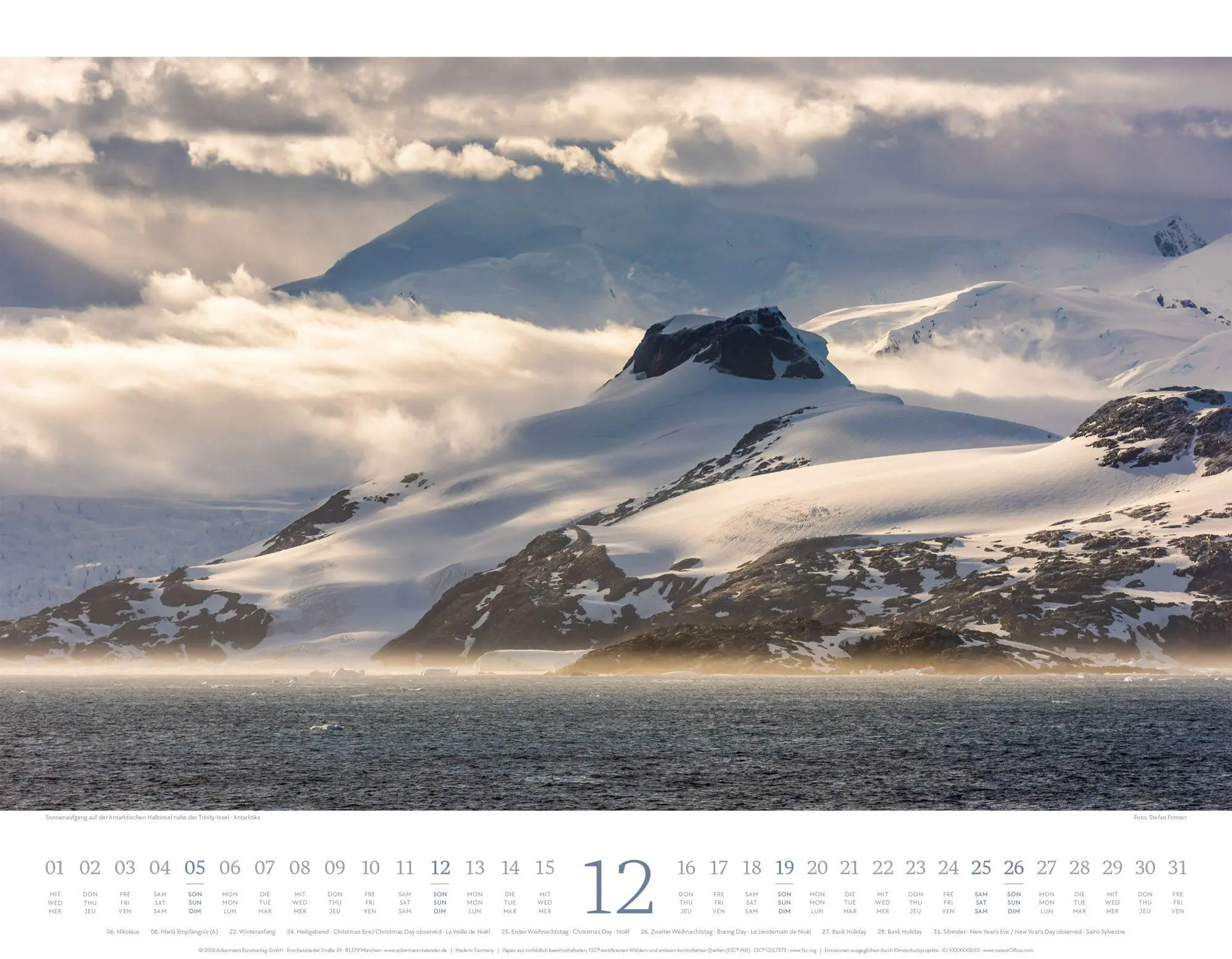 Bild: 9783838427386 | Morgenlicht Kalender 2027 | Ackermann Kunstverlag GmbH | Kalender