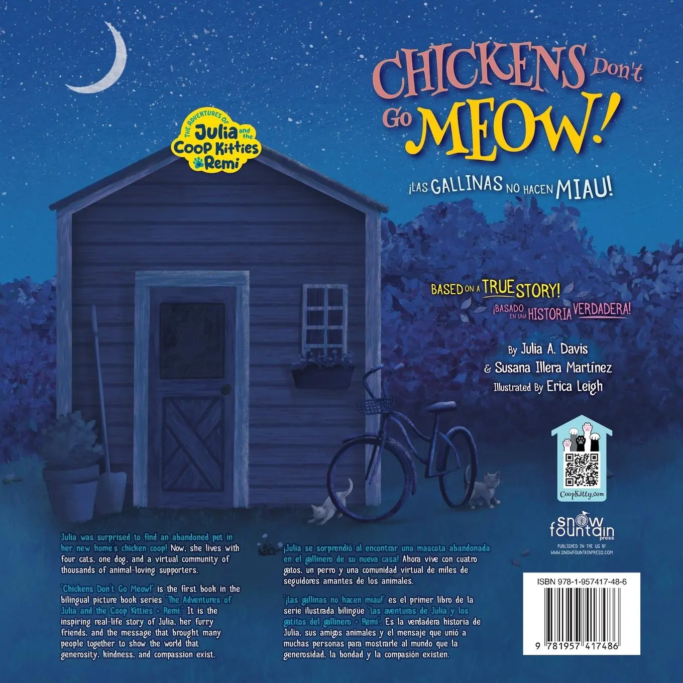 Rückseite: 9781957417486 | Chickens Don't Go Meow! ¡Las gallinas no hacen miau! | Taschenbuch