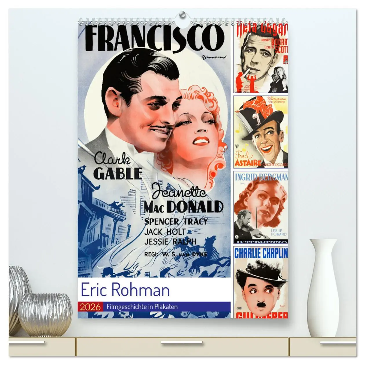 Cover: 9783457267486 | Eric Rohman - Filmgeschichte in Plakaten (hochwertiger Premium...