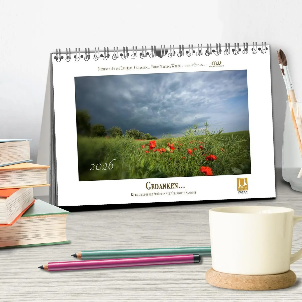 Bild: 9783516117486 | Gedanken... Bildkalender mit Sprüchen (Tischkalender 2026 DIN A5...