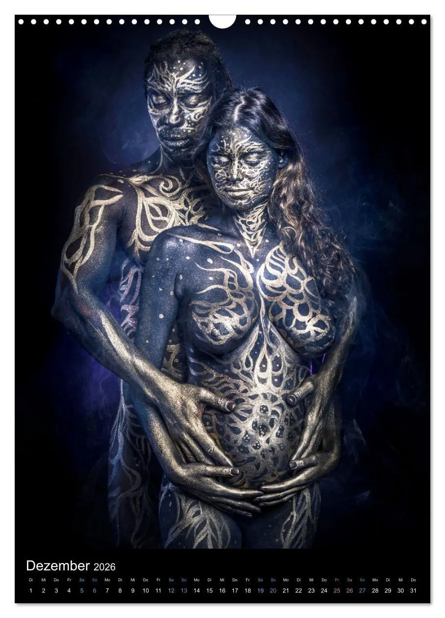 Bild: 9783516357486 | Bodypainting Adventures - Farbe auf nackter Haut (Wandkalender 2026...