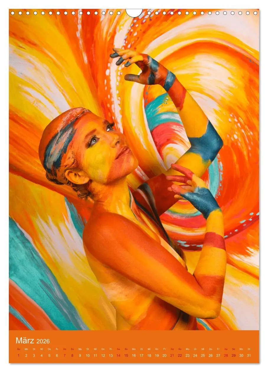 Bild: 9783516357486 | Bodypainting Adventures - Farbe auf nackter Haut (Wandkalender 2026...