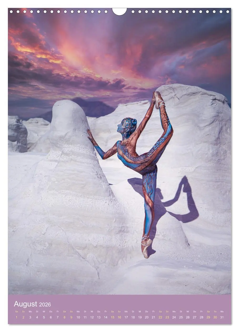 Bild: 9783516357486 | Bodypainting Adventures - Farbe auf nackter Haut (Wandkalender 2026...