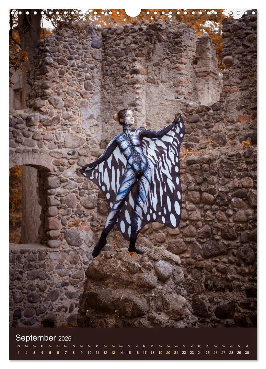 Bild: 9783516357486 | Bodypainting Adventures - Farbe auf nackter Haut (Wandkalender 2026...