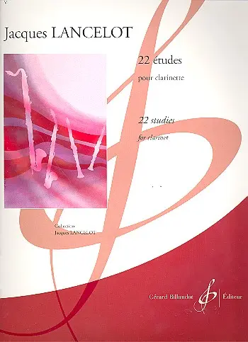 Cover: 9790043017486 | 22 Etudes | Noten | Jacques Lancelot | Buch | Französisch | 2013