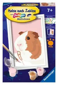 Cover: 4005556237586 | CreArt, Malen nach Zahlen Kinder - Niedliches Meerschweinchen | Spiel