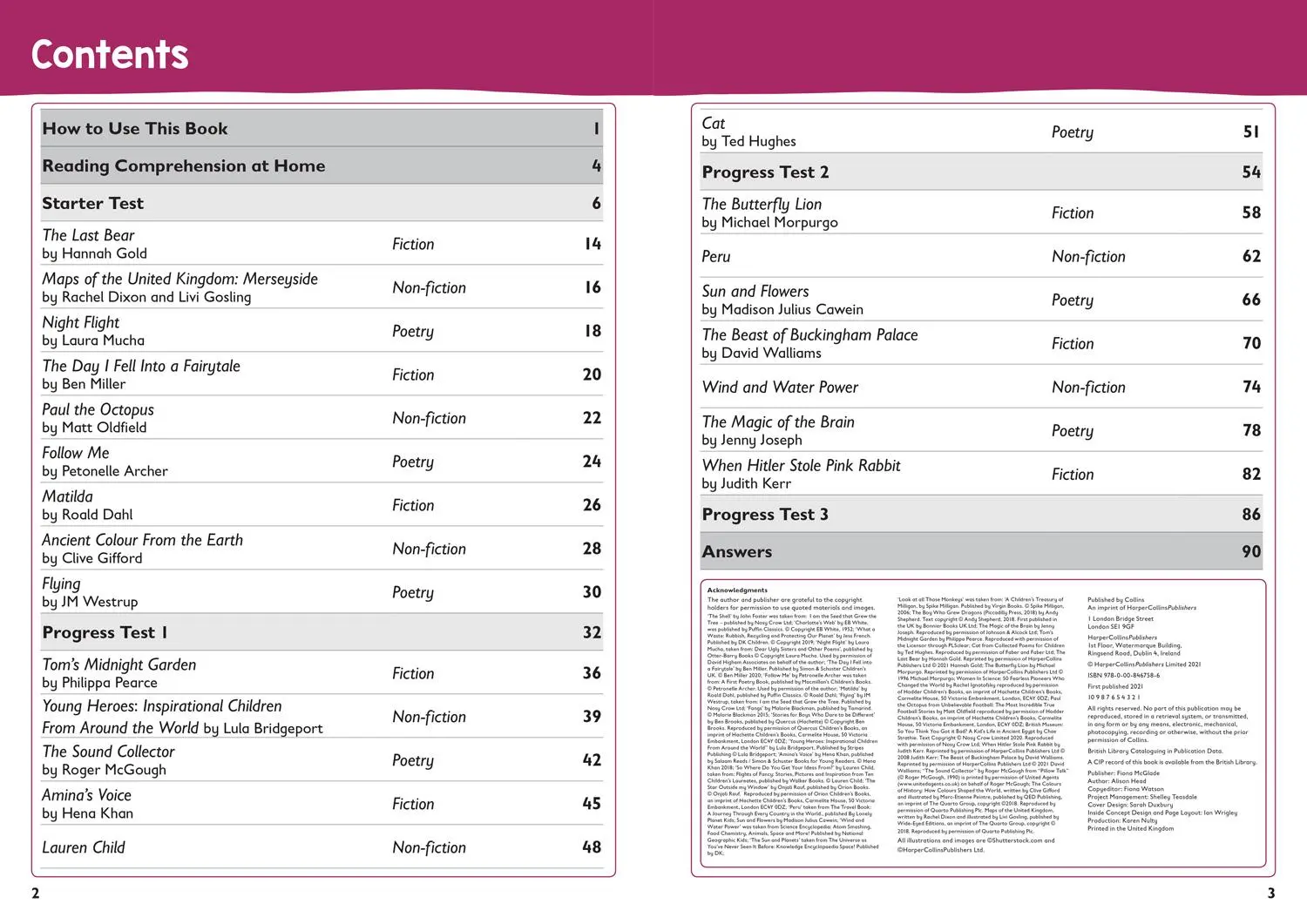 Bild: 9780008467586 | Year 4 Reading Comprehension Targeted Practice Workbook | Collins Ks2