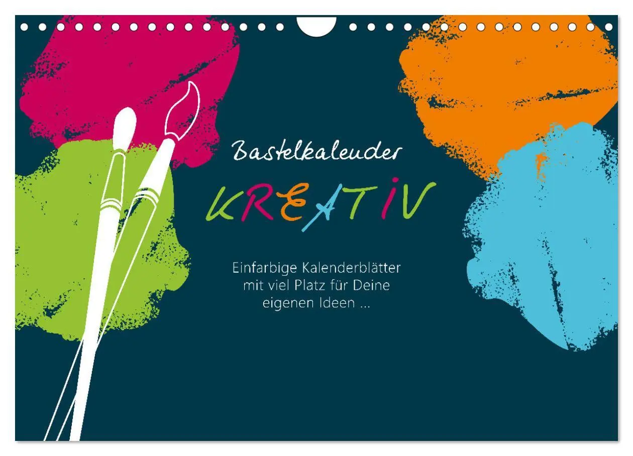Cover: 9783435097586 | Bastelkalender KREATIV (Wandkalender 2025 DIN A4 quer), CALVENDO...