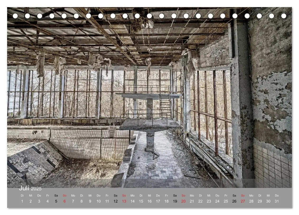 Bild: 9783435167586 | Tschernobyl - In der Sperrzone (Tischkalender 2025 DIN A5 quer),...