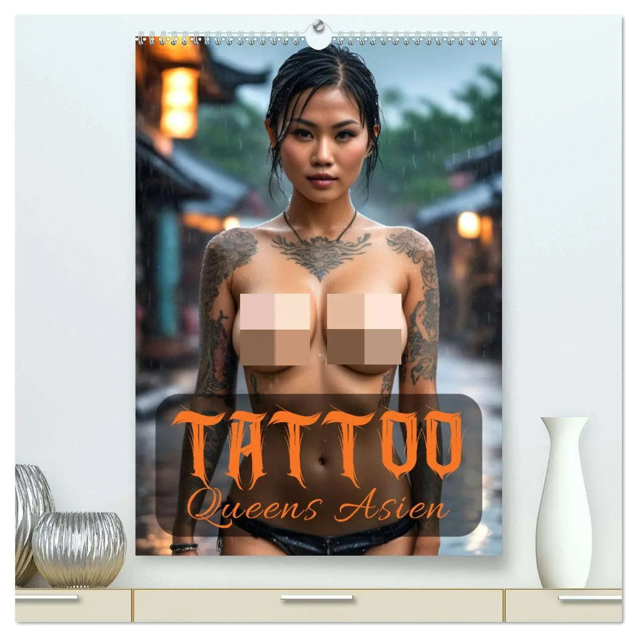 Cover: 9783457257586 | Tattoo Queens Asien (hochwertiger Premium Wandkalender 2026 DIN A2...