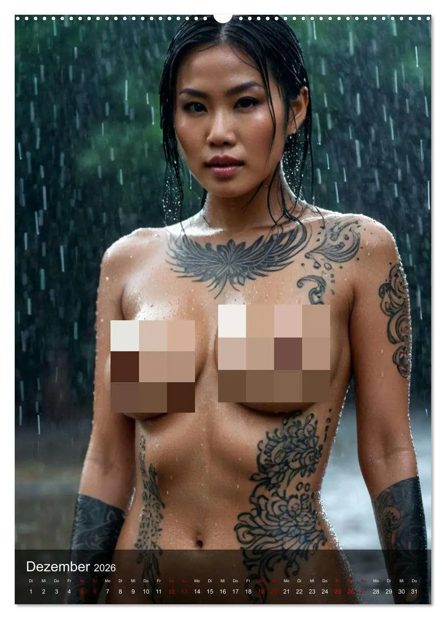 Bild: 9783457257586 | Tattoo Queens Asien (hochwertiger Premium Wandkalender 2026 DIN A2...