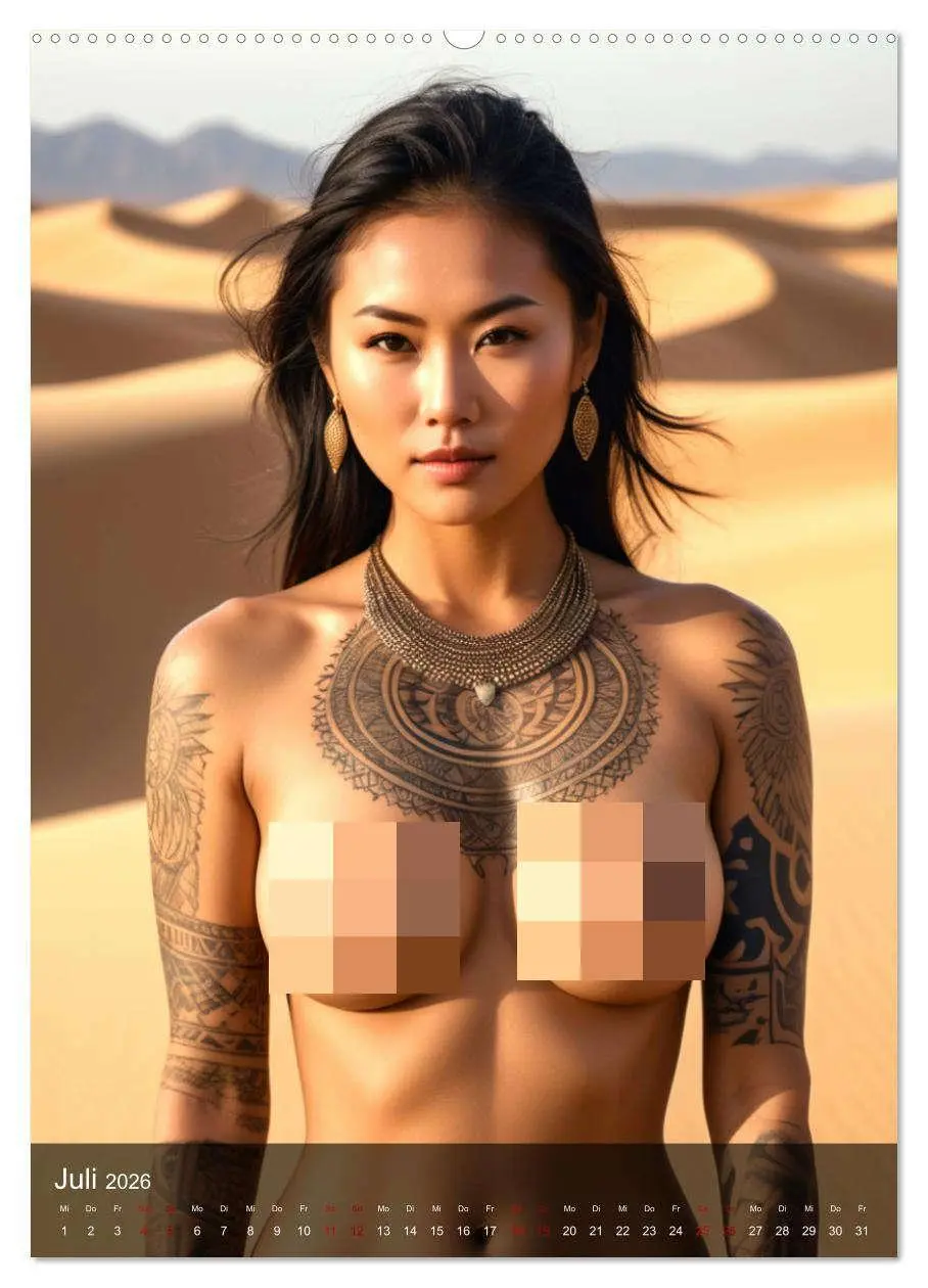 Bild: 9783457257586 | Tattoo Queens Asien (hochwertiger Premium Wandkalender 2026 DIN A2...