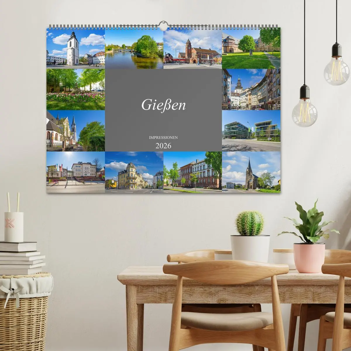 Bild: 9783457637586 | Gießen Impressionen (Wandkalender 2026 DIN A2 quer), CALVENDO...