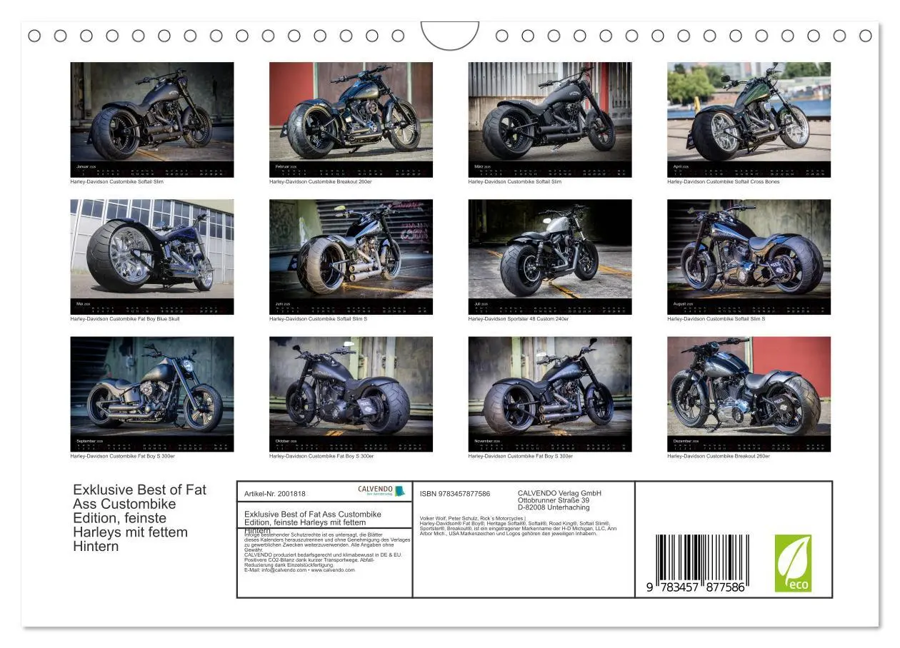 Bild: 9783457877586 | Exklusive Best of Fat Ass Custombike Edition, feinste Harleys mit...