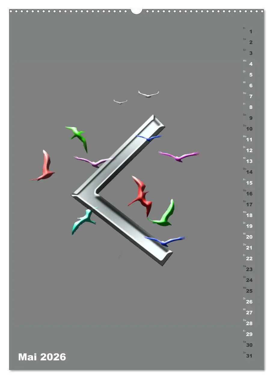 Bild: 9783516347586 | Germanische Runen (Wandkalender 2026 DIN A2 hoch), CALVENDO...