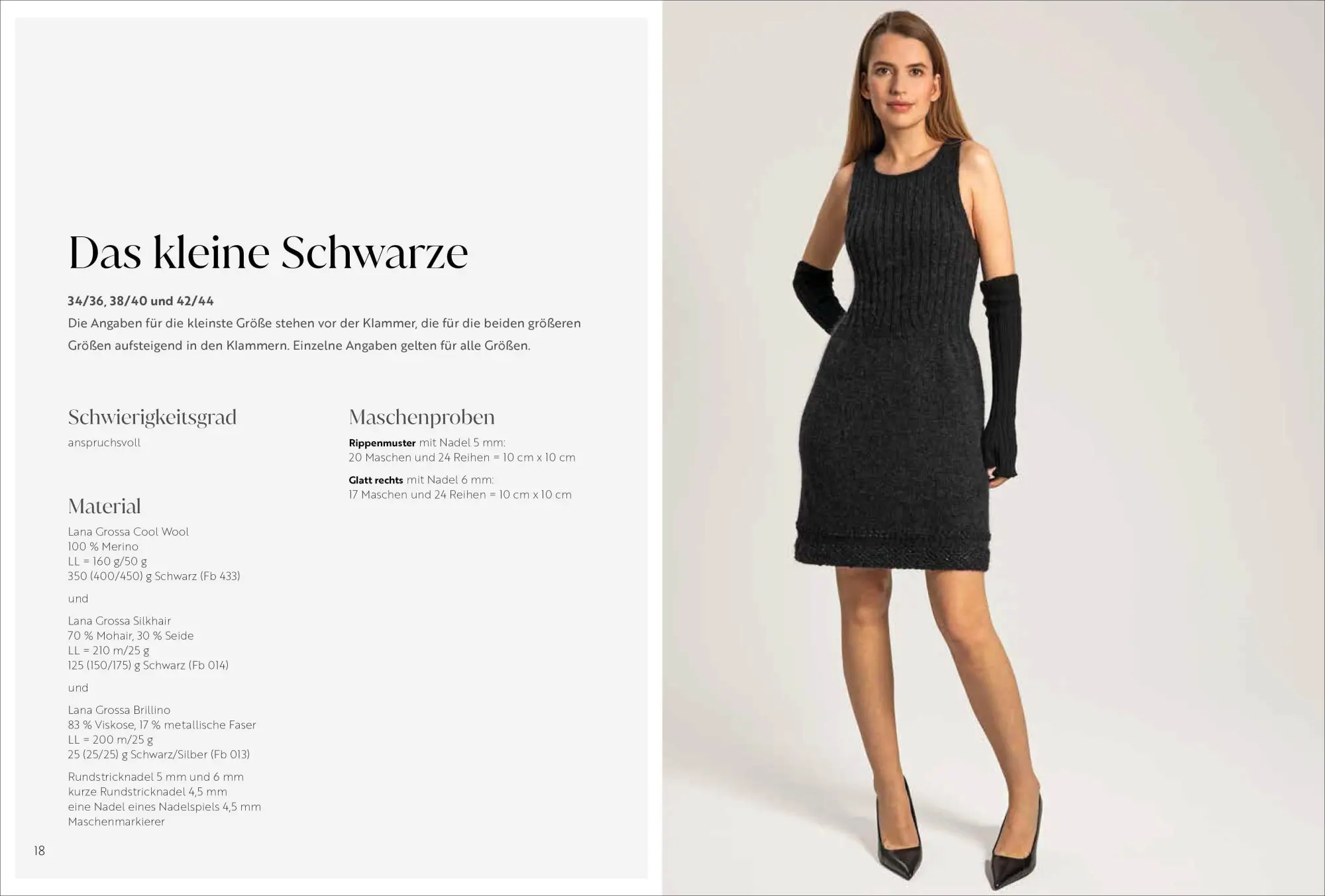 Bild: 9783841067586 | Ganz in Schwarz - Mode und Accessoires stricken in der edelsten...