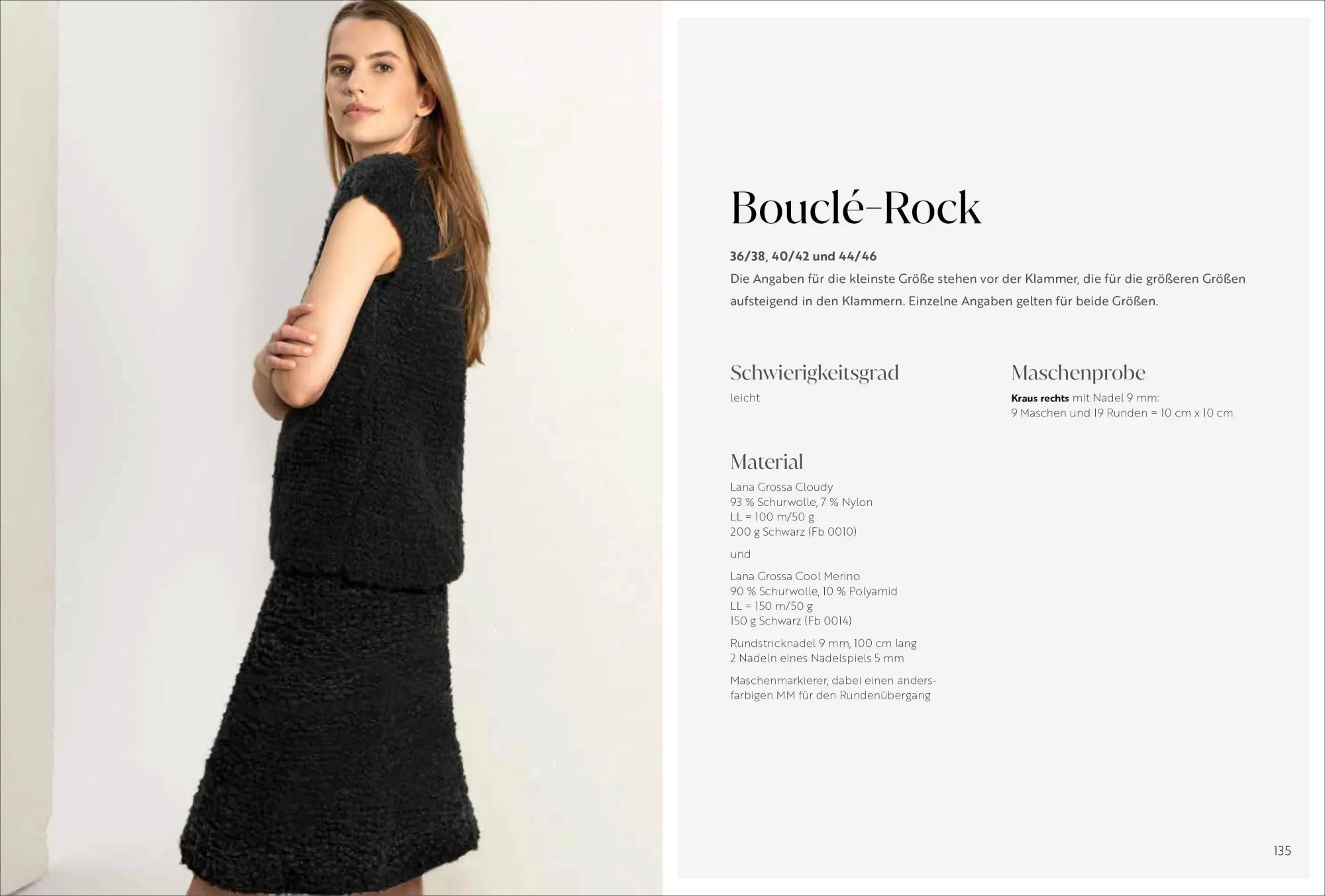 Bild: 9783841067586 | Ganz in Schwarz - Mode und Accessoires stricken in der edelsten...