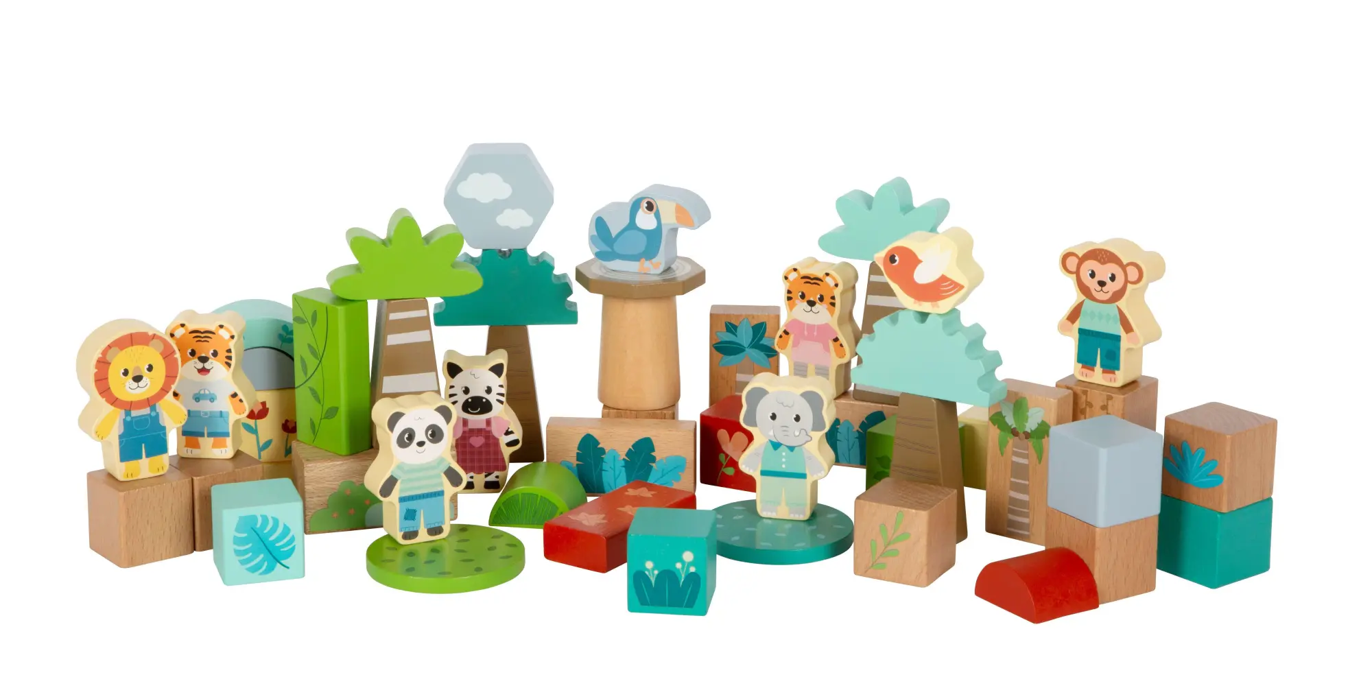 Cover: 4020972127686 | Holzbausteine "Jungle Friends" | 12768 | Deutsch | 2025