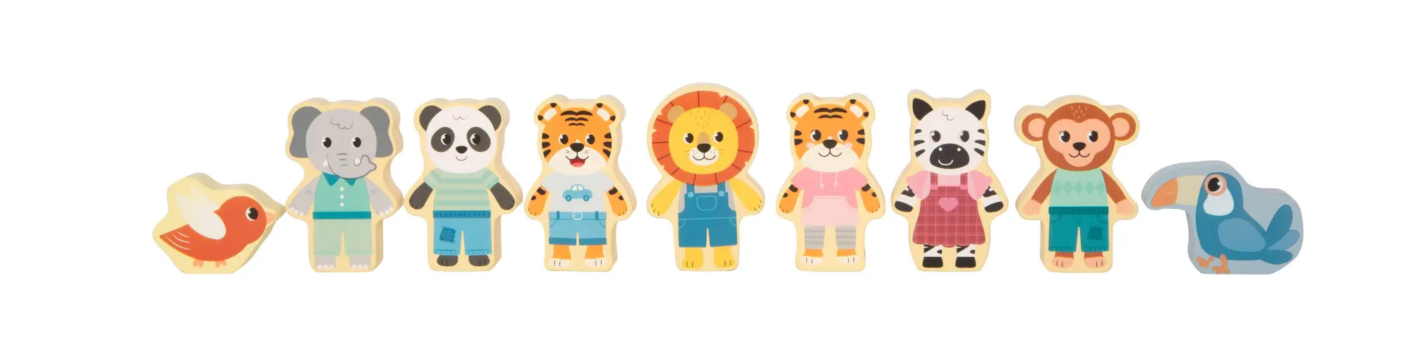 Bild: 4020972127686 | Holzbausteine "Jungle Friends" | 12768 | Deutsch | 2025