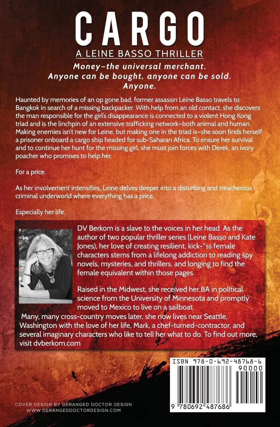 Rückseite: 9780692487686 | Cargo | A Leine Basso Thriller | D. V. Berkom | Taschenbuch | Englisch