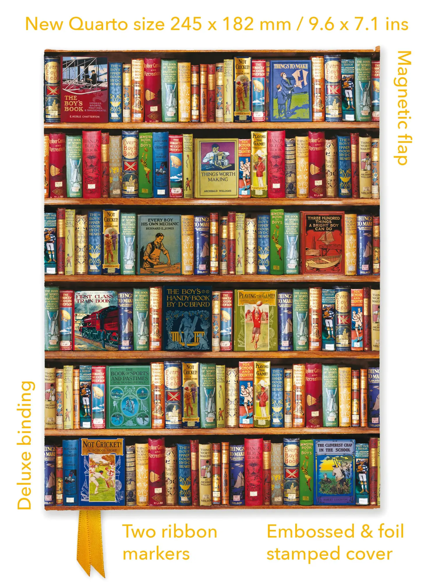 Cover: 9781804177686 | Bodleian Libraries: Hobbies &amp; Pastimes Bookshelves (Foiled Quarto...
