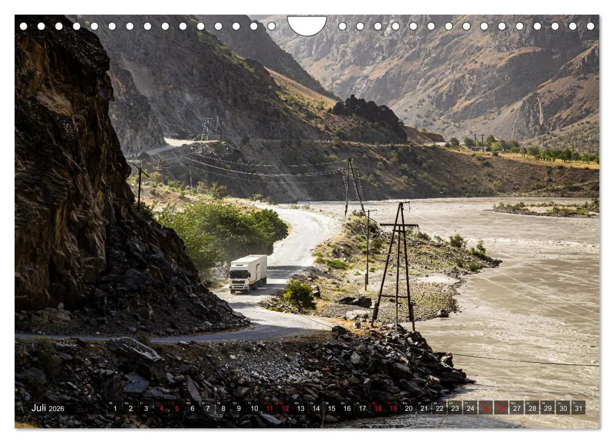Bild: 9783457627686 | Auf der Seidenstraße durch das Pamir-Gebirge (Wandkalender 2026 DIN...