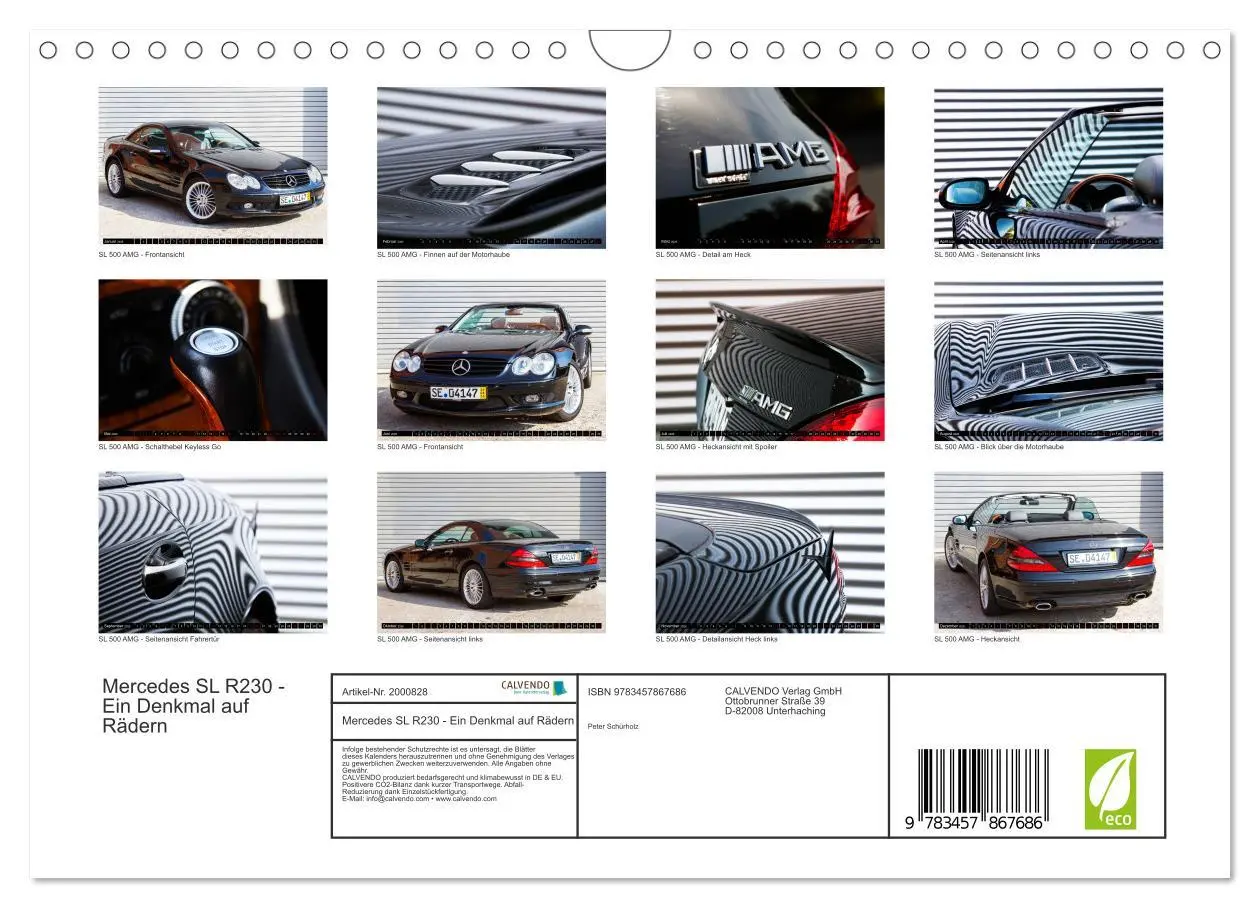 Bild: 9783457867686 | Mercedes SL R230 - Ein Denkmal auf Rädern (Wandkalender 2026 DIN A4...