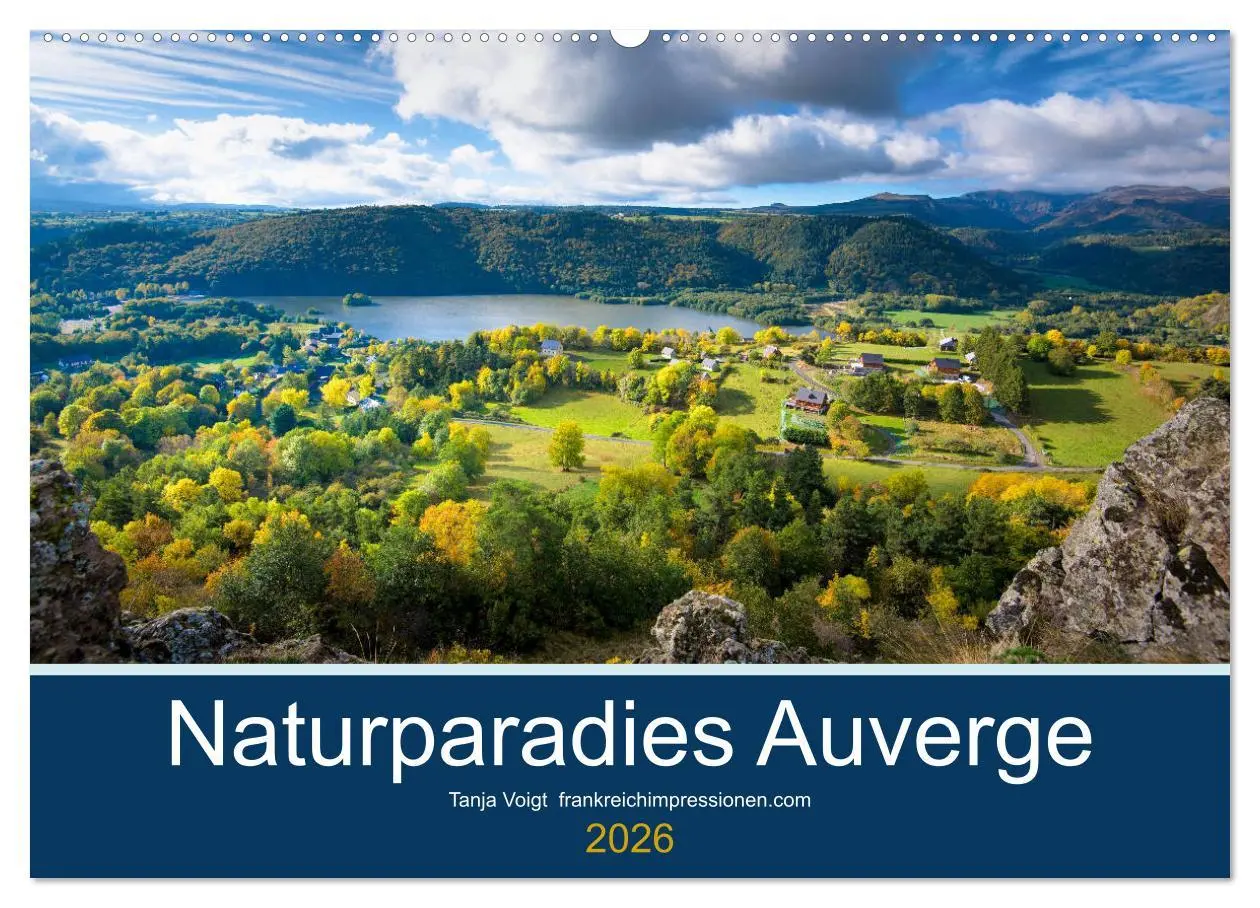 Cover: 9783457937686 | Naturparadies Auvergne (Wandkalender 2026 DIN A2 quer), CALVENDO...