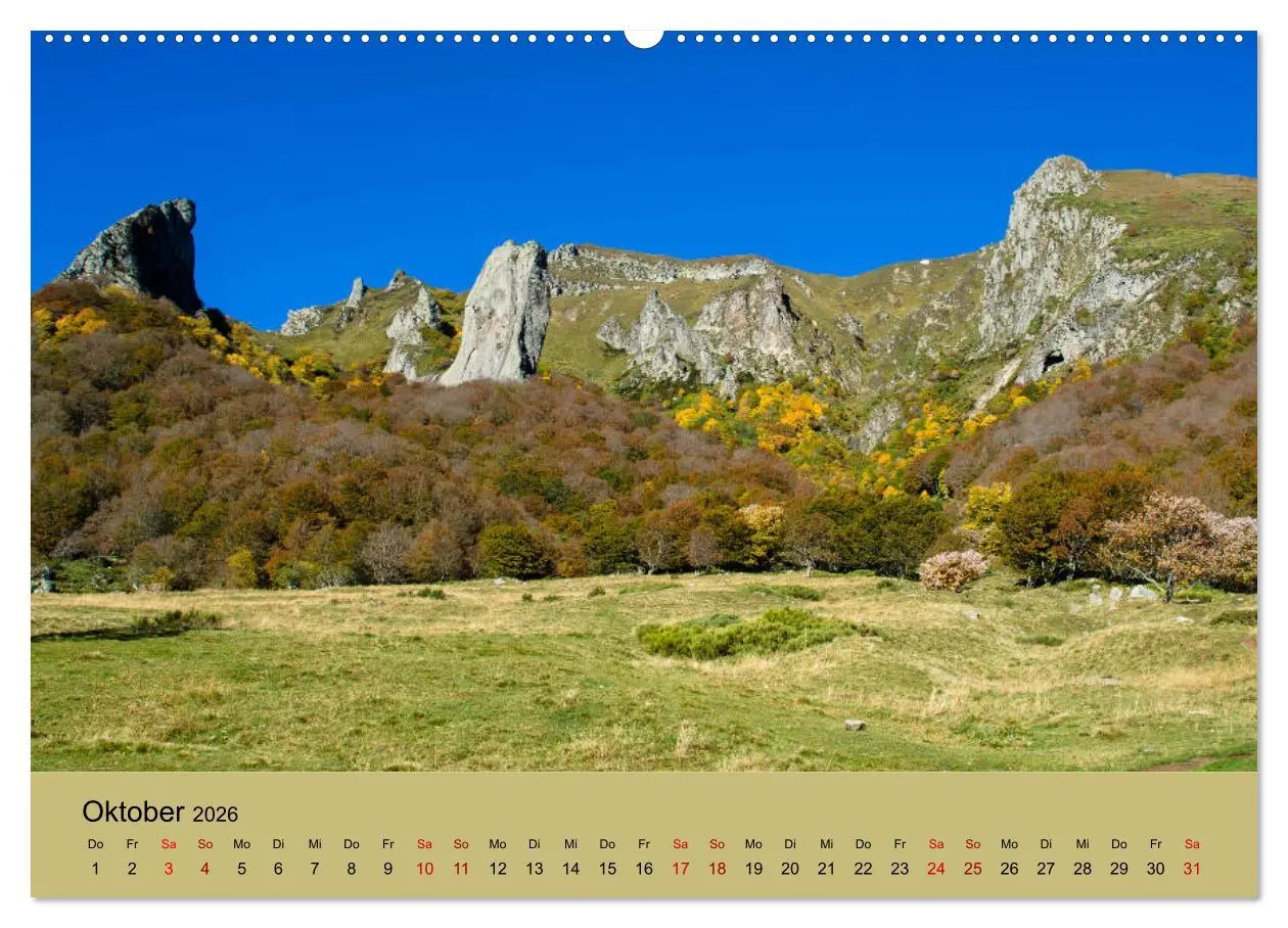 Bild: 9783457937686 | Naturparadies Auvergne (Wandkalender 2026 DIN A2 quer), CALVENDO...