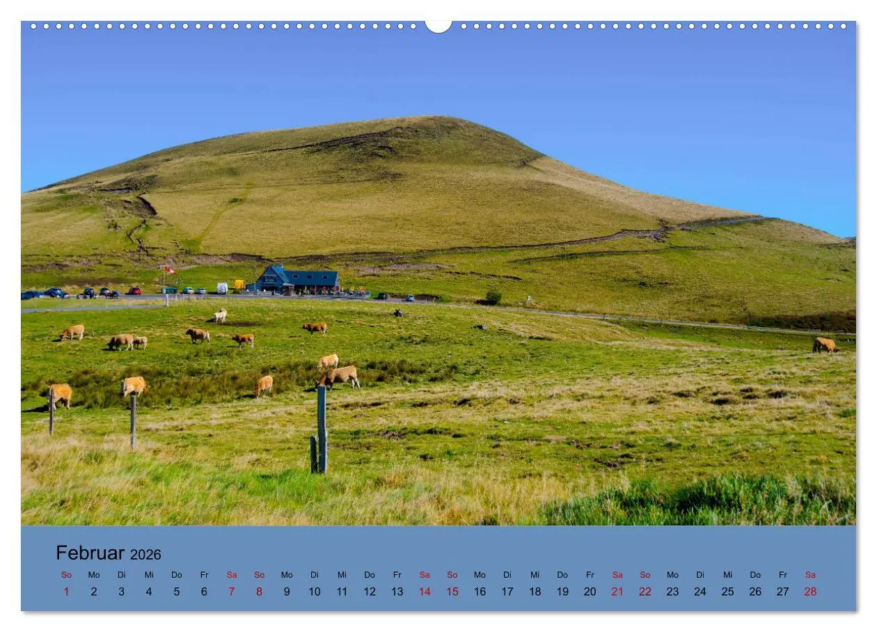 Bild: 9783457937686 | Naturparadies Auvergne (Wandkalender 2026 DIN A2 quer), CALVENDO...