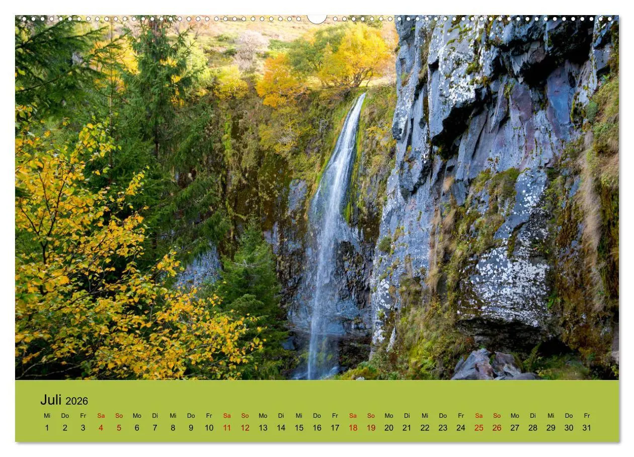 Bild: 9783457937686 | Naturparadies Auvergne (Wandkalender 2026 DIN A2 quer), CALVENDO...