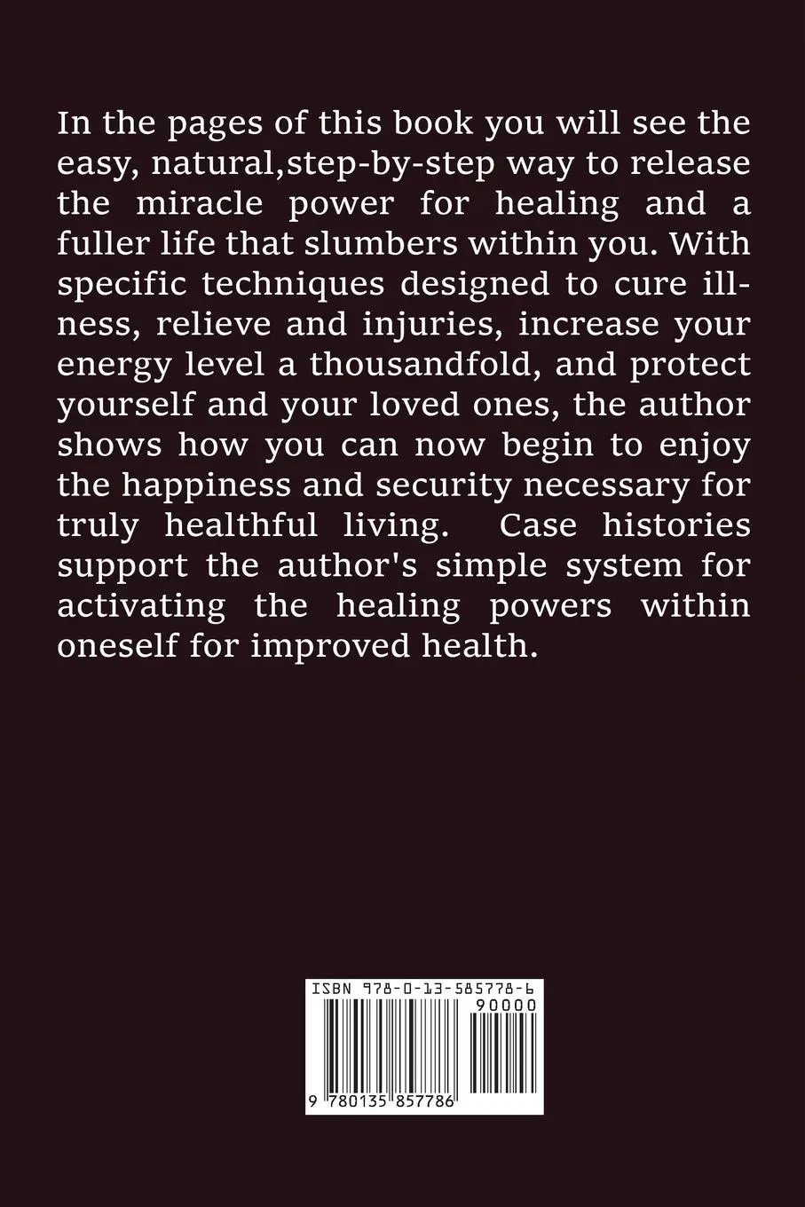 Rückseite: 9780135857786 | The Miracle of Metaphysical Healing | Evelyn M. Monahan | Taschenbuch