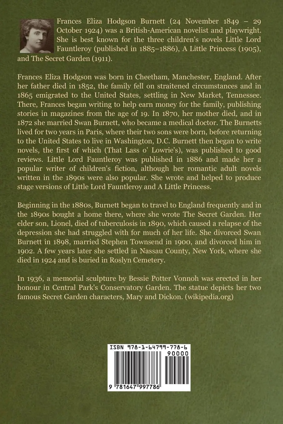 Rückseite: 9781647997786 | A Fair Barbarian | Frances Hodgson Burnett | Taschenbuch | Englisch