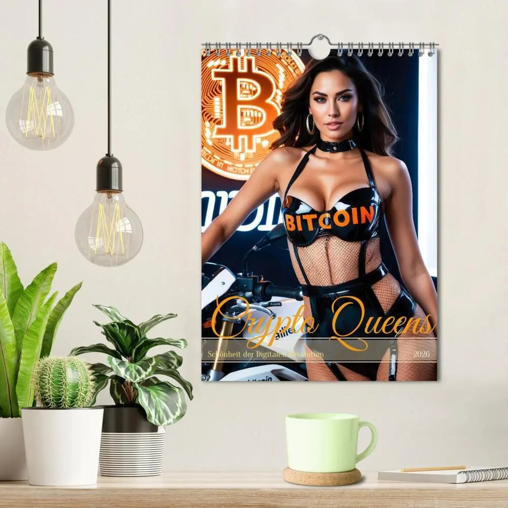 Bild: 9783516257786 | Crypto Queens: Schönheit der Digitalen Revolution (Wandkalender...