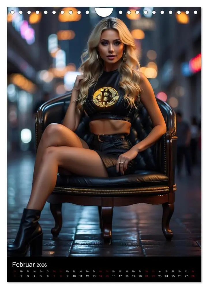 Bild: 9783516257786 | Crypto Queens: Schönheit der Digitalen Revolution (Wandkalender...