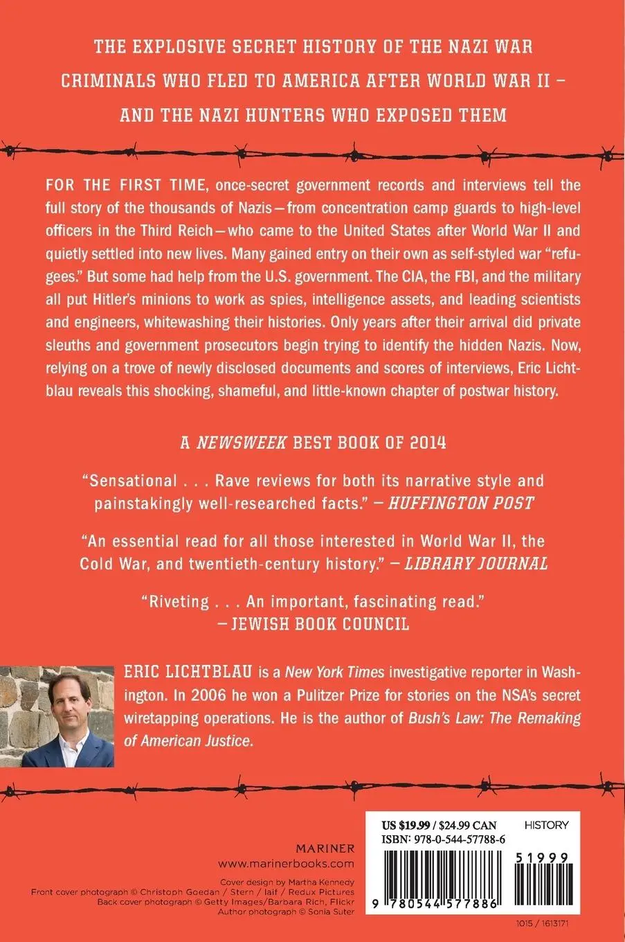 Rückseite: 9780544577886 | The Nazis Next Door | How America Became a Safe Haven for Hitler's Men