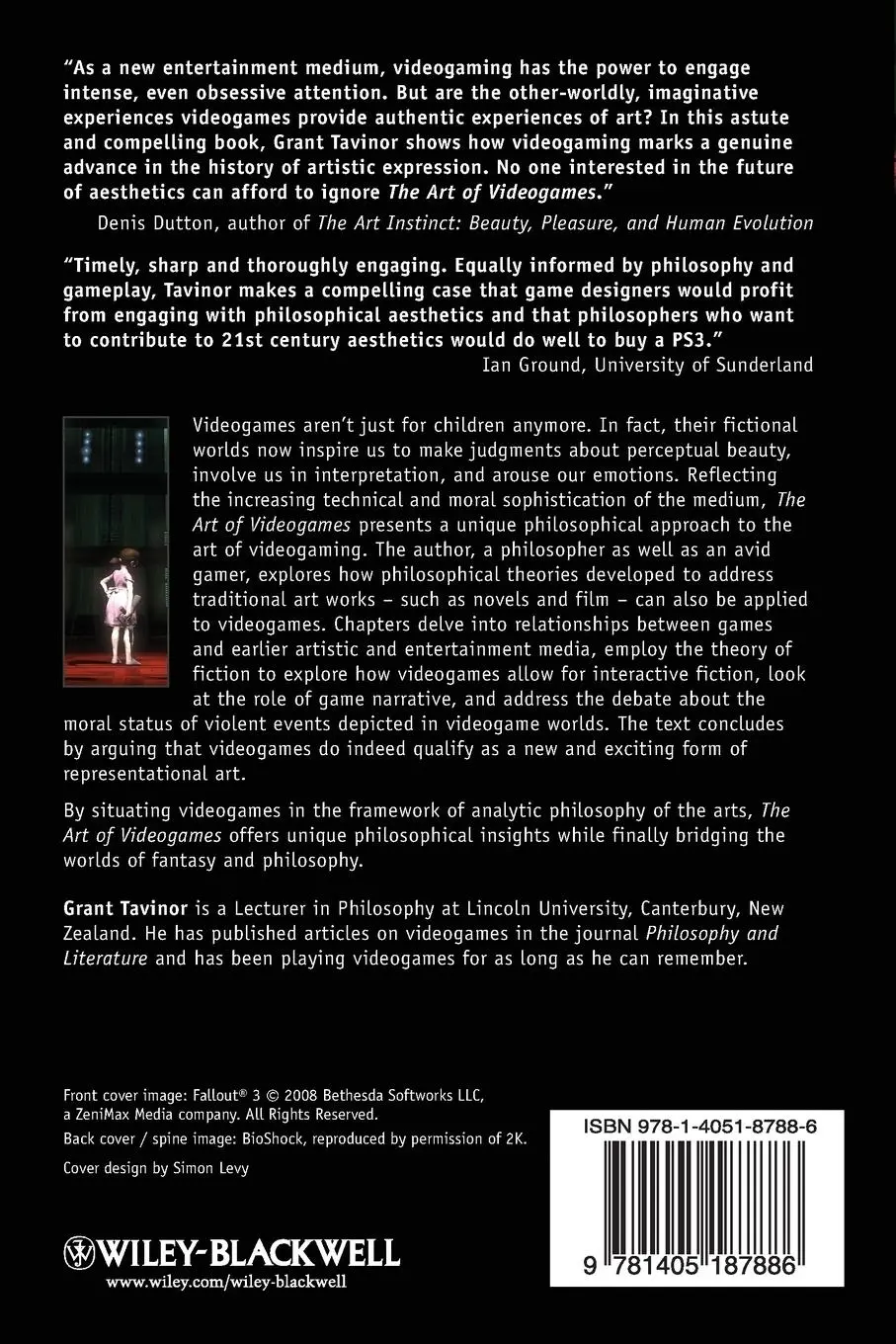 Rückseite: 9781405187886 | The Art of Videogames | Grant Tavinor | Taschenbuch | 240 S. | 2009