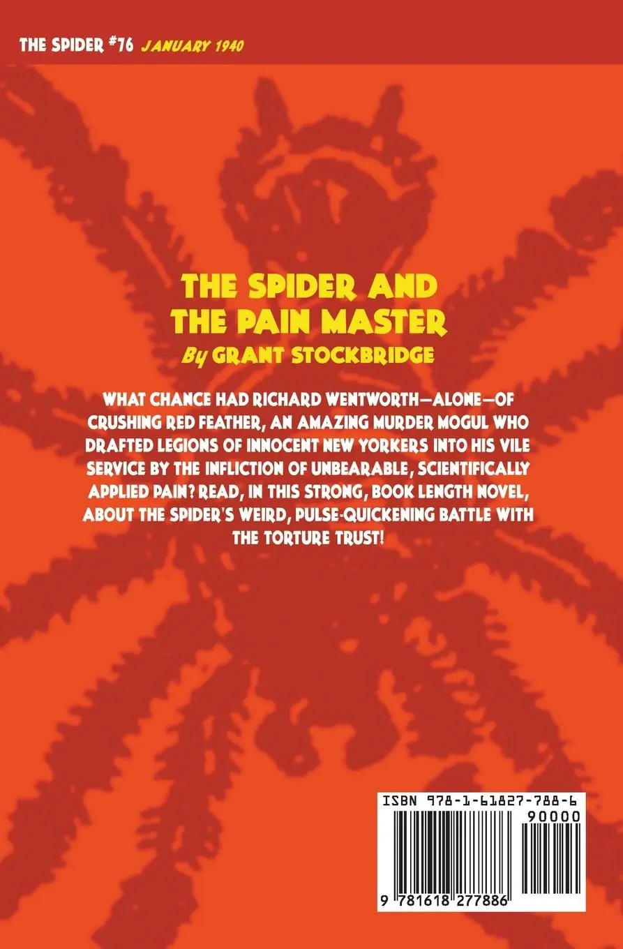 Rückseite: 9781618277886 | The Spider #76 | The Spider and the Pain Master | Stockbridge (u. a.)