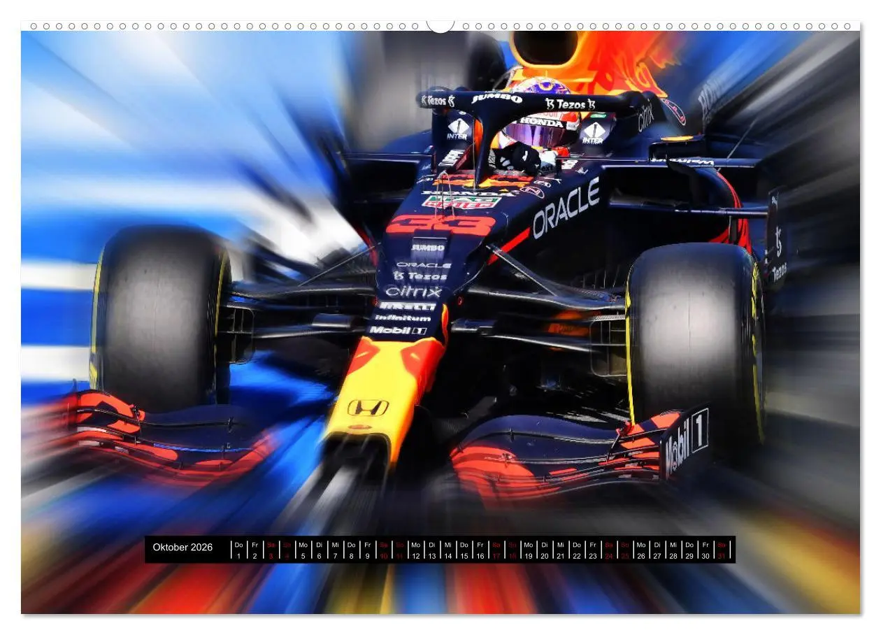 Bild: 9783457607886 | Vollgas in der Formel 1 (Wandkalender 2026 DIN A2 quer), CALVENDO...