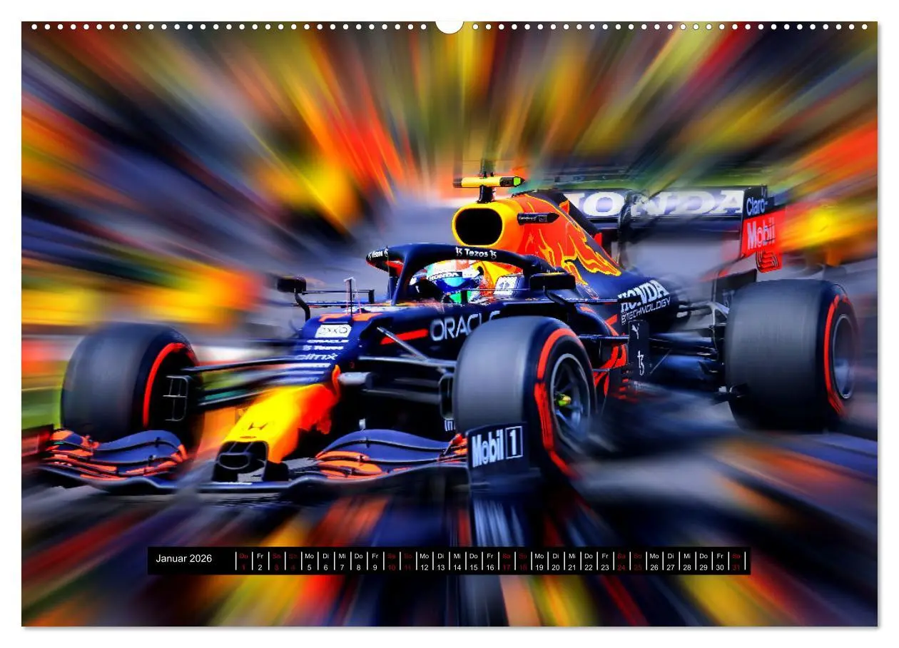 Bild: 9783457607886 | Vollgas in der Formel 1 (Wandkalender 2026 DIN A2 quer), CALVENDO...
