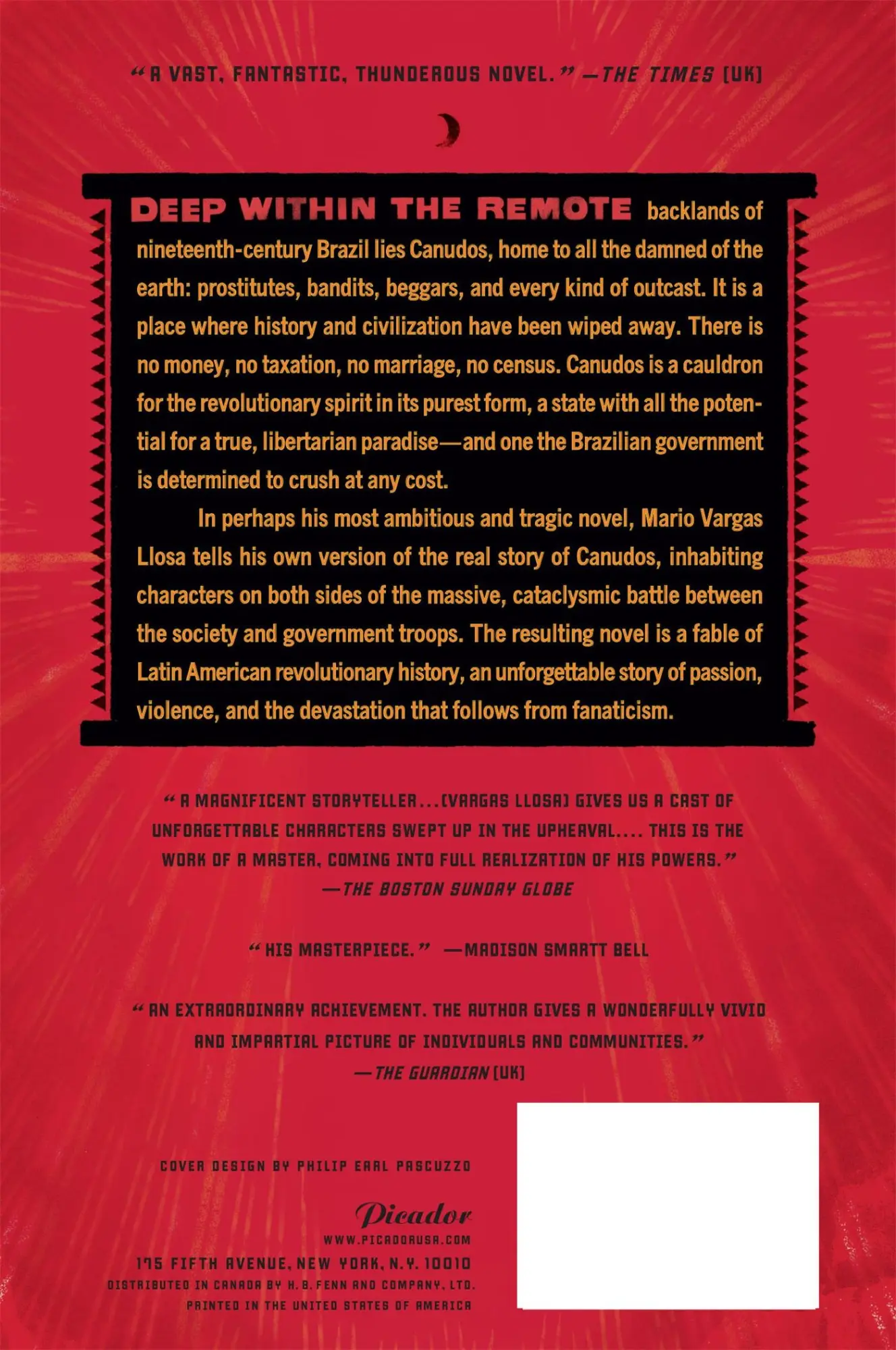 Rückseite: 9780312427986 | War of the End of the World | Mario Vargas Llosa | Taschenbuch | 2008